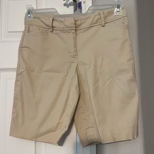 Talbots beige perfect short